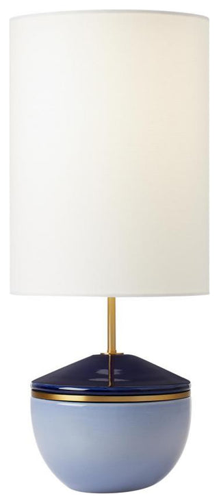 Cade Table Lamp, 1-Light, LED, Polar Blue, 19.88"