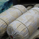 Natural Geo Cream/Gold Gao Takiya Bolster Pillow, Set of 2