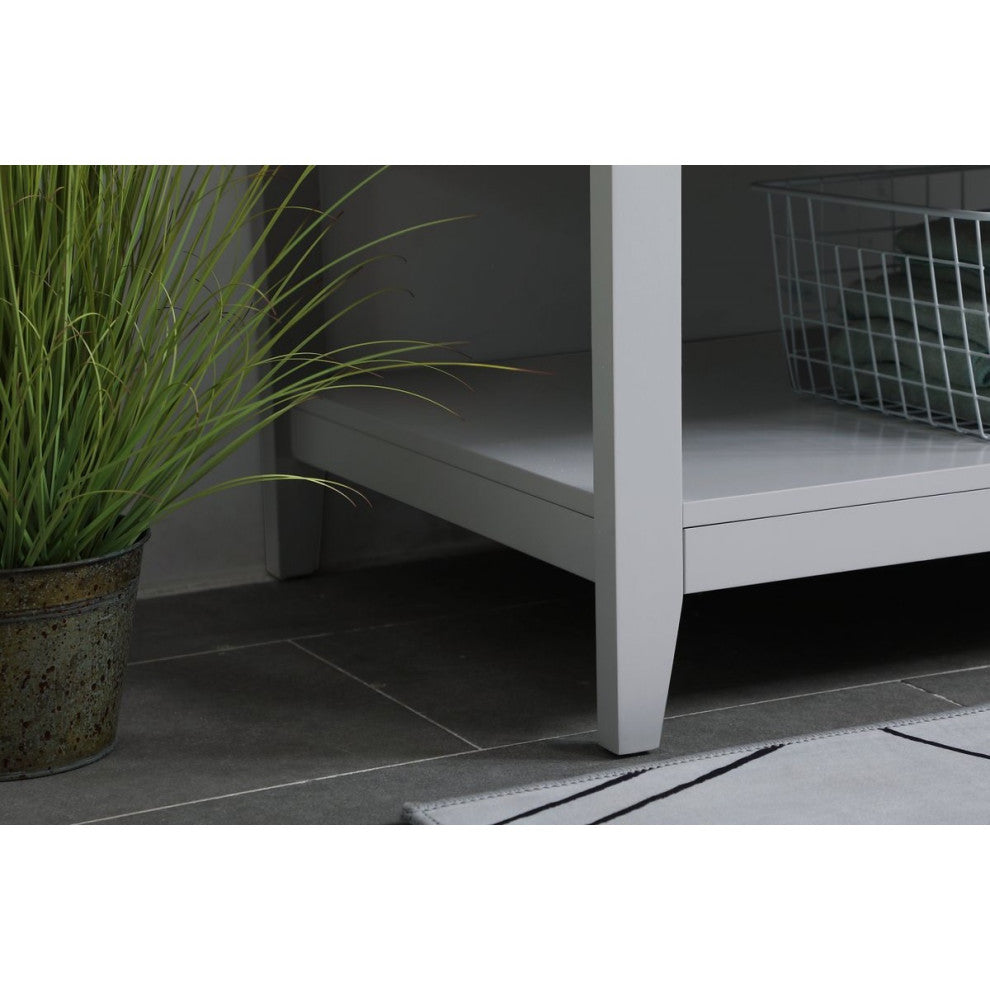 Elegant Decor Aubrey Bathroom Vanity Grey