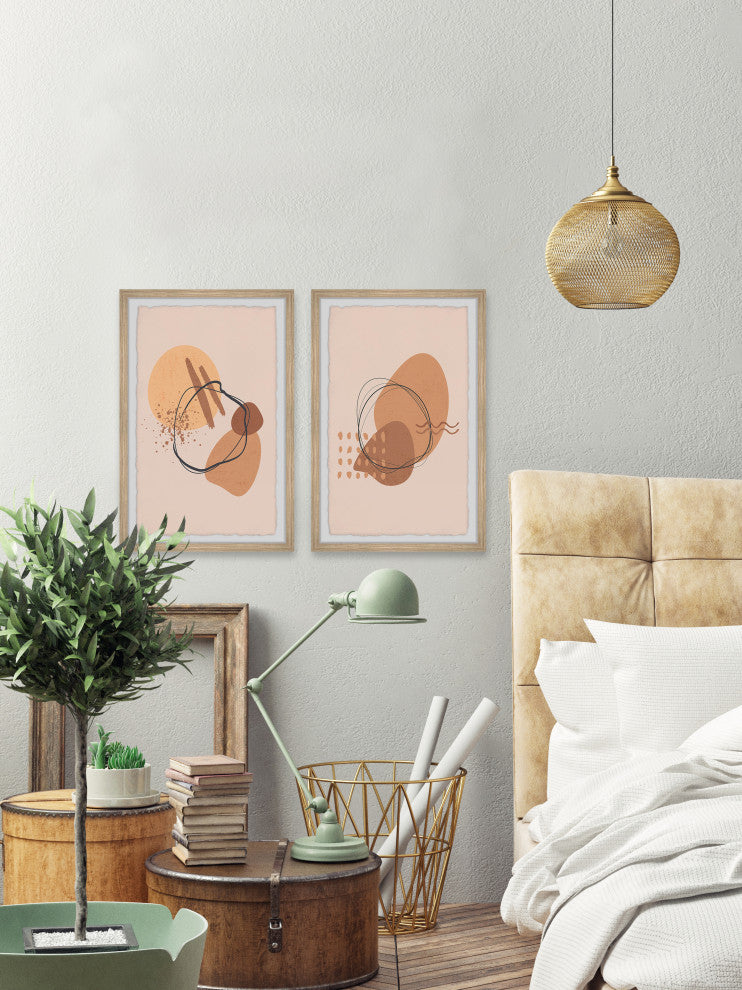 Out of Darkness Diptych, 2-Piece Set, 24x36 Panels