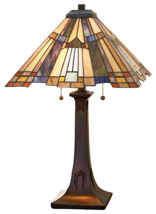 Quoizel TFT16191A1VA Two Light Table Lamp Inglenook Valiant Bronze