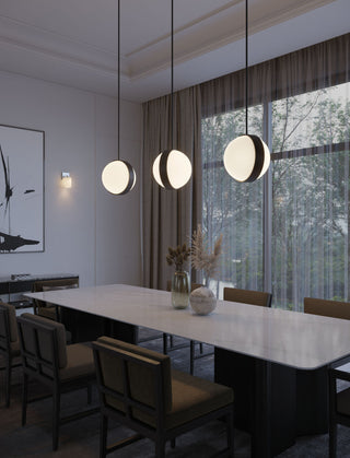 Verona Pendant, Black, 13, Led Pendant