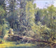 Ivan Ivanovich Shishkin The Cut Down Tree Wall Decal