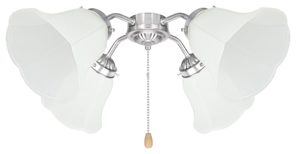 Aspen Creative 23075-4 Frosted Replacement Glass Shade, 4 Pack