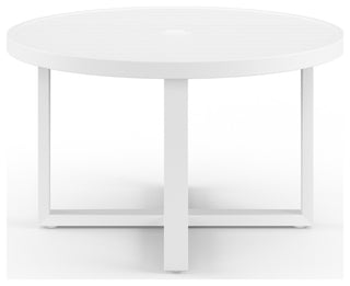 Newport Aluminum Made Round Outdoor Dining Table