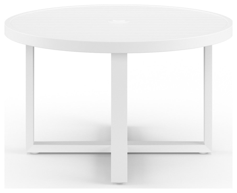 Newport Aluminum Made Round Outdoor Dining Table