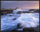 Waves Crashing On Rocky Shore, Wawaloli Beach, Big Island, Hawaii, 20"x16"