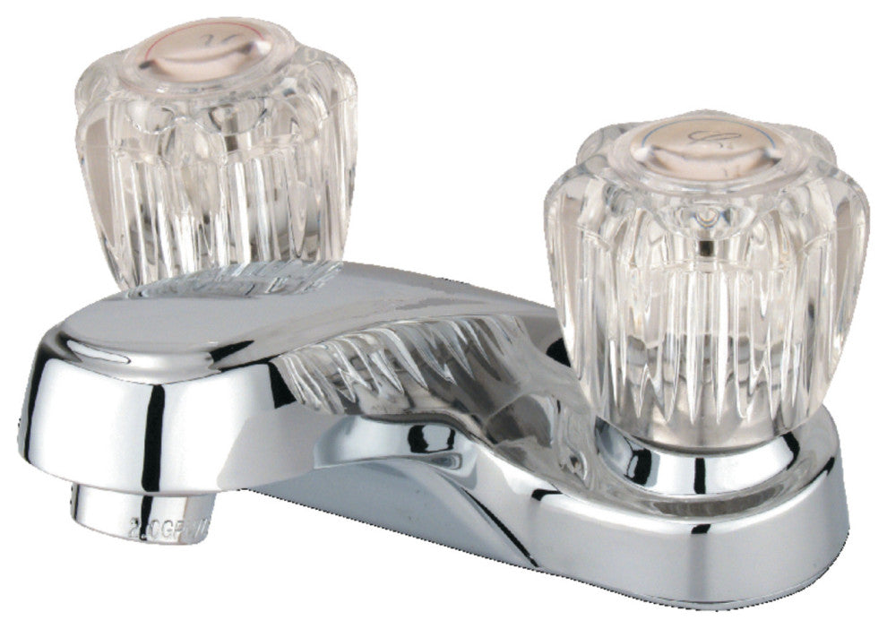 Kingston Brass 4" Centerset Bathroom Faucet, Polished Chrome