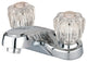 Kingston Brass 4" Centerset Bathroom Faucet, Polished Chrome