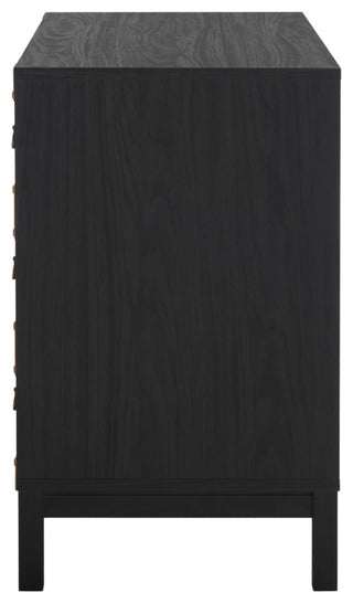 Safavieh Galio 3-Drawer Chest, Black/Gold