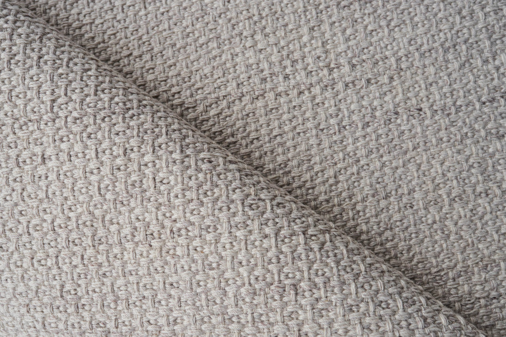 Gamma Indoor/Outdoor Handmade Flatwoven PET yarn Beige Area Rug, 12'x15'