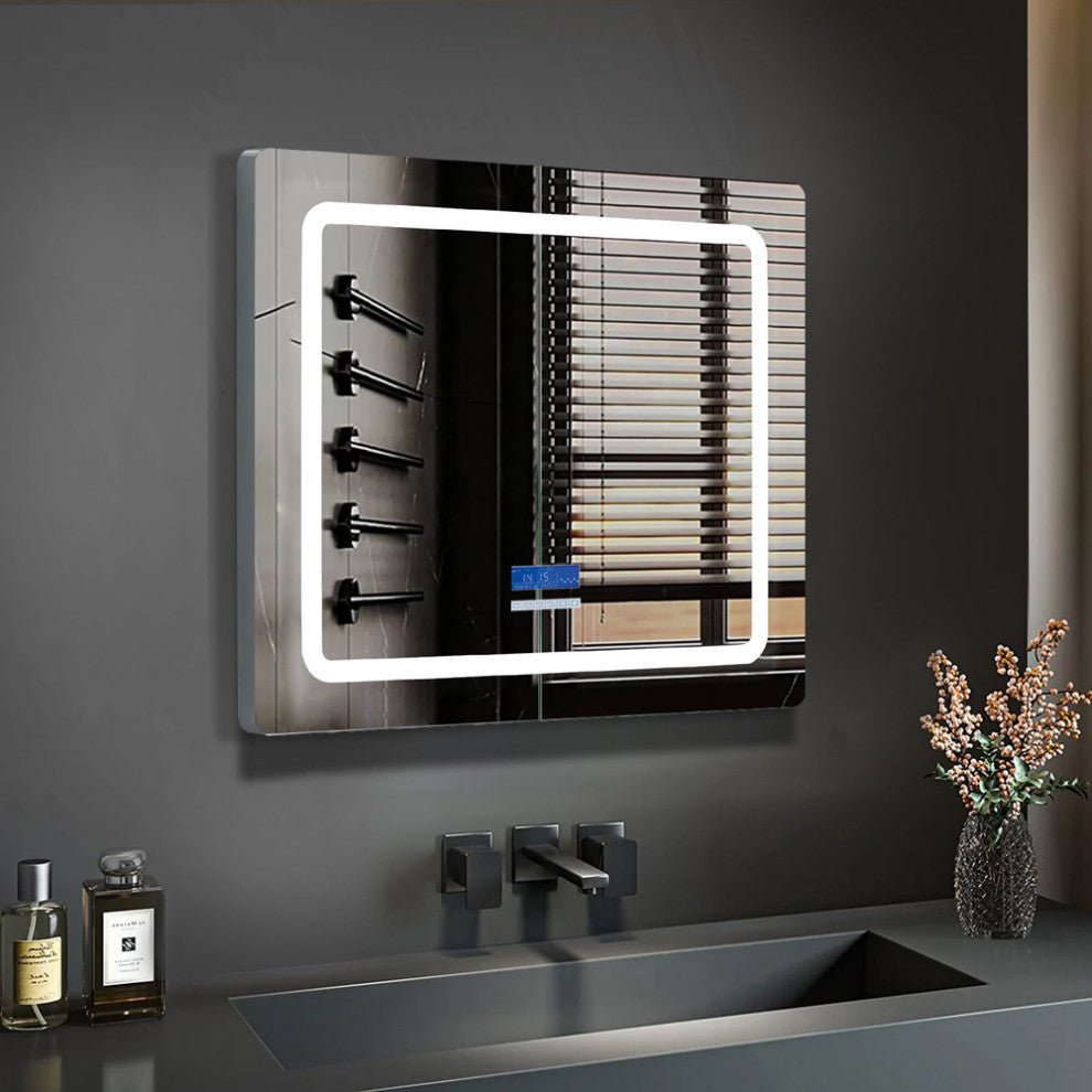 Caldona 36" Wide x 36" Tall LED Mirror w/ Defogger