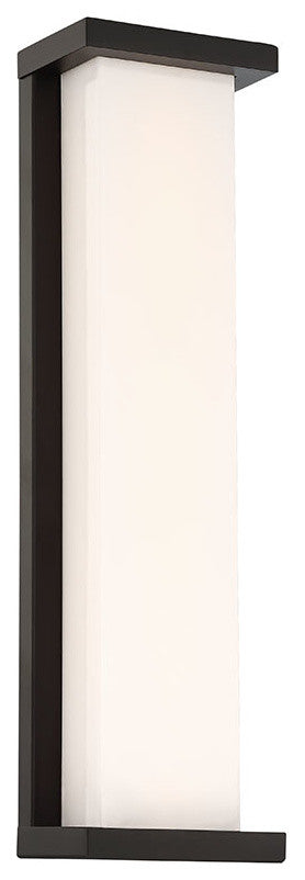 Case 20" LED Outdoor Wall Sconce 3000K, Black