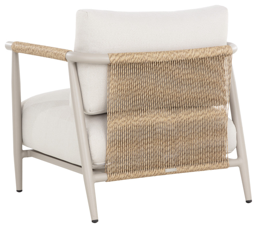 Muros Lounge Chair, Greige, Palazzo Cream