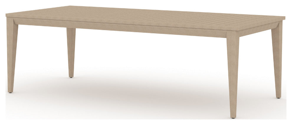 Sherwood Outdoor Dining Table-94"-Brown
