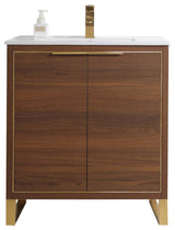 Fine Fixtures Opulence Collection Bathroom Vanity with White Ceramic Sink