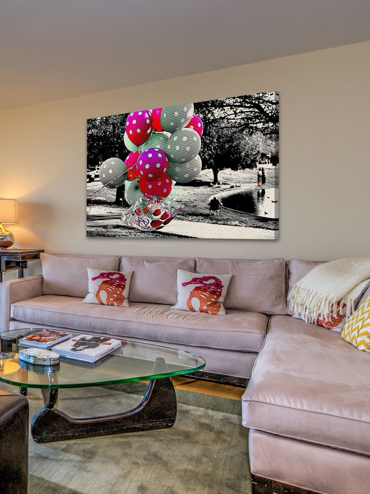 "LA-2015-04-25-5" Painting Print on Canvas by Irena Orlov