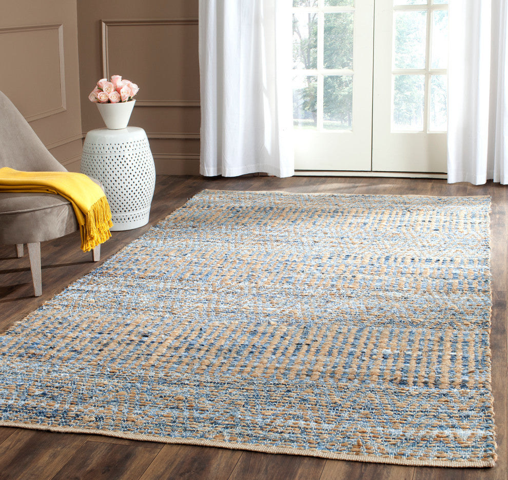 Safavieh Cape Cod CAP353A 8''x10'' Blue/Beige Rug