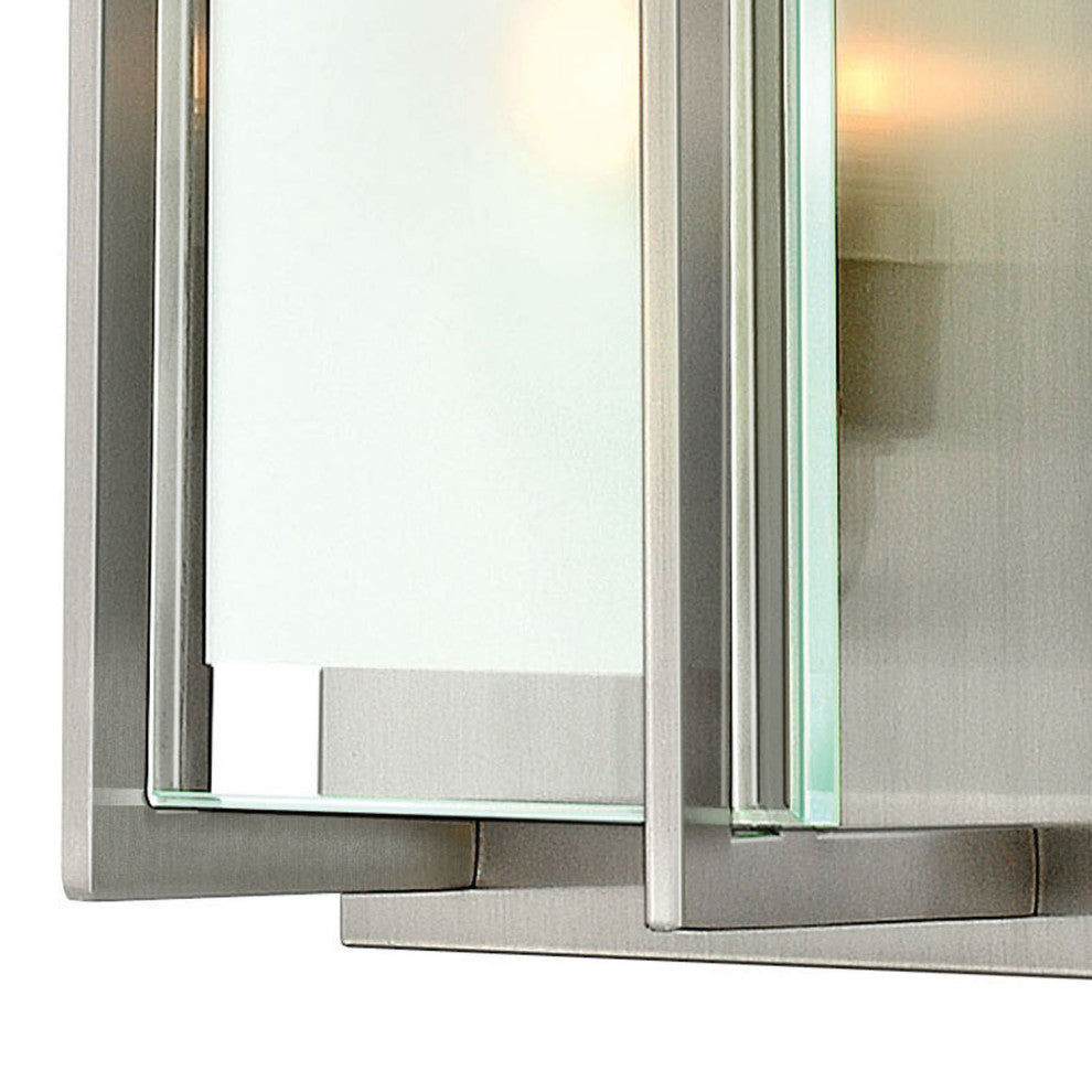 Hinkley Latitude Small Single Light Vanity, Brushed Nickel