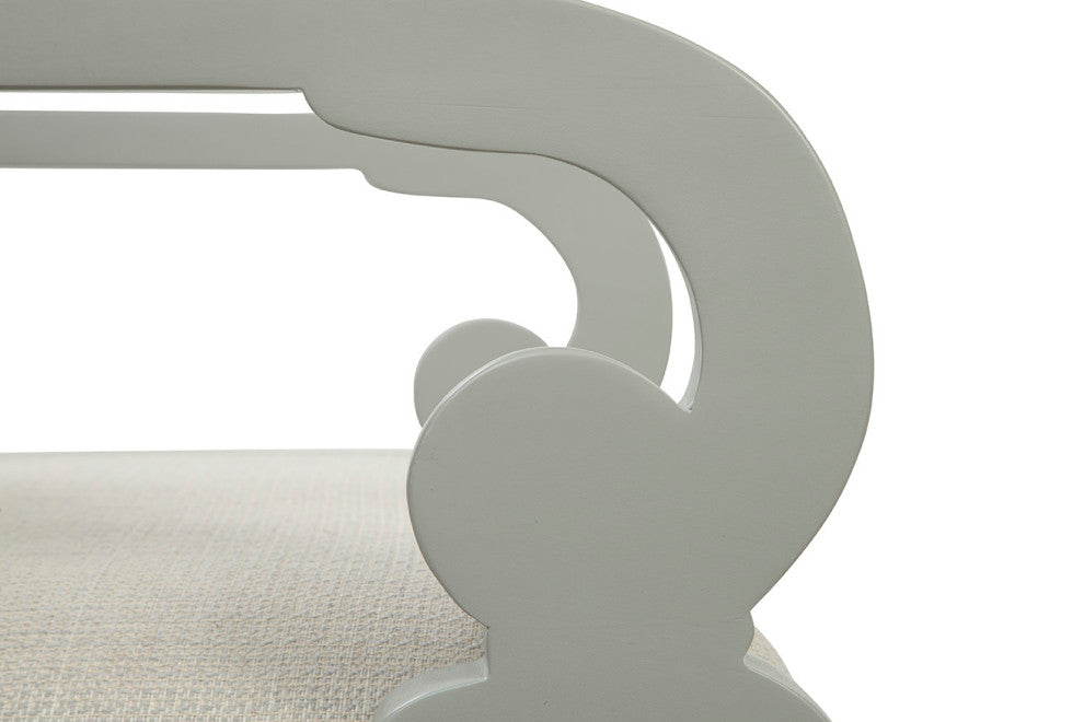 Bolero Upholstered Accent Chair, Gray