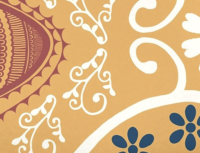 Illuminate Geometric Print Bath Towel, Gold