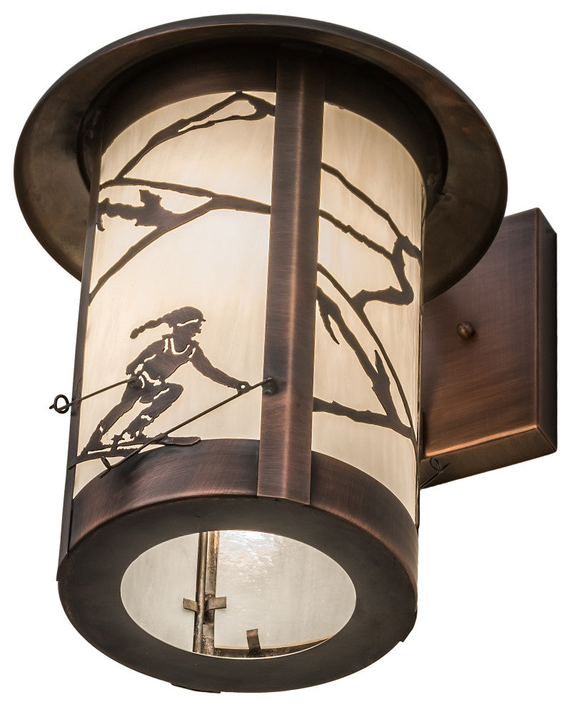 10W Fulton Alpine Solid Mount Wall Sconce