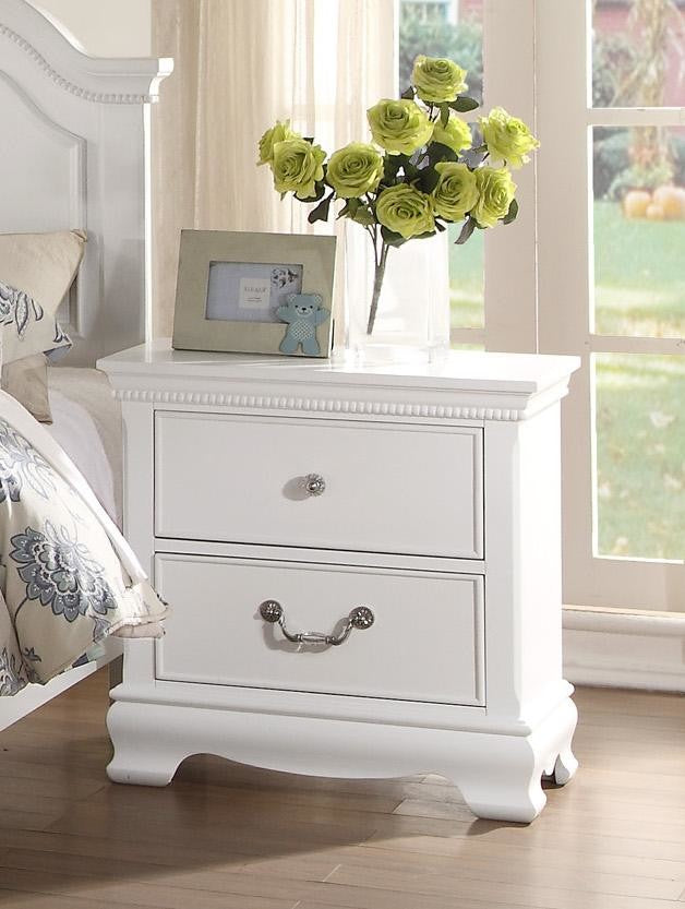 Libby Girls Cottage Nightstand, White