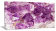 Purple Amethyst Macro, Abstract Canvas Wall Art Print, 32"x16"