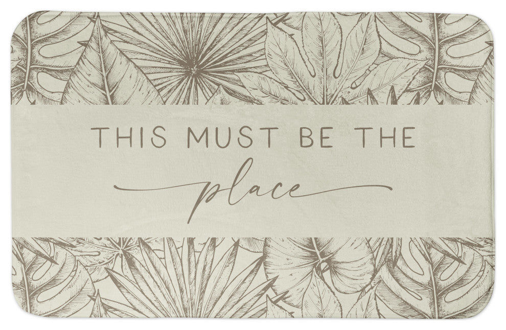 This Must Be the Place 34x21 Bath Mat