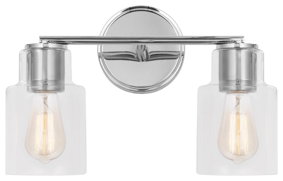 Sayward 2 Light Bath, Chrome