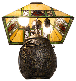 Meyda Lighting 67850 19.5"H Pinecone Ridge Table Lamp