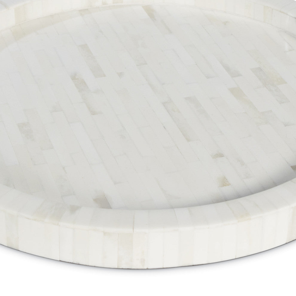 Capri Bone Tray, Natural
