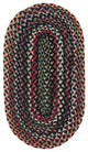 Capel St. Johnsbury Darkest Black 0440_300 Braided Rugs - 2' X 8' Runner
