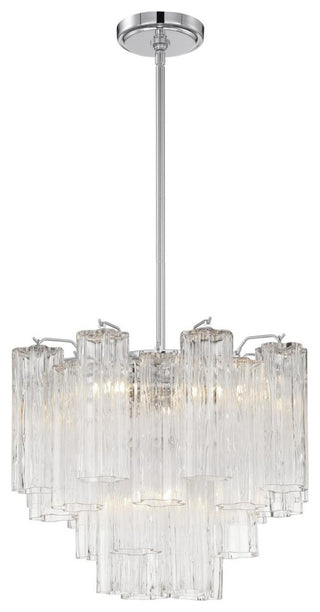 CRYSTORAMA Addis 4 Light Polished Chrome Chandelier