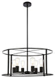 Living District Agnys 6-Light Pendant Black