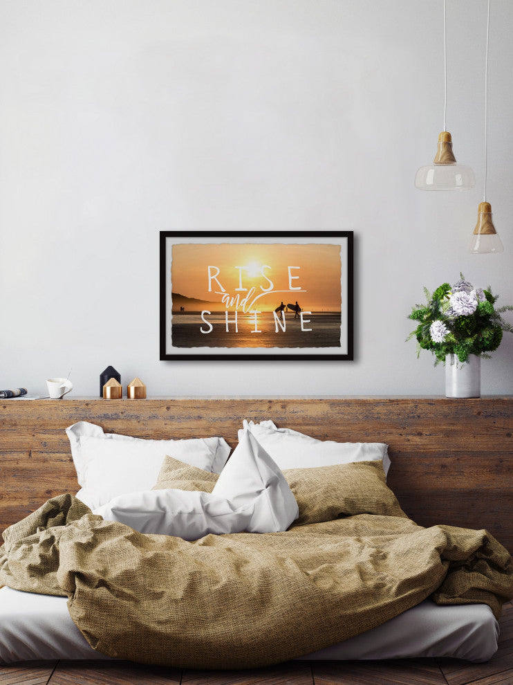 "Rise and Shine XI" Framed Painting Print