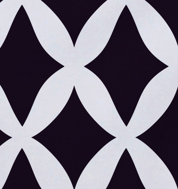 Lattice Kravitz Geometric Print Placement, Mulberry, Set of 4