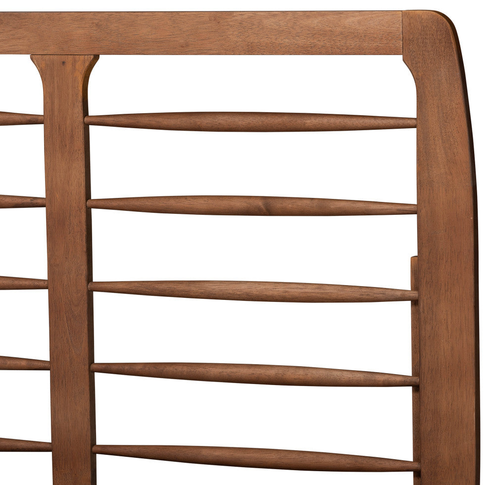 Micah Ash Walnut Platform Bed, Full