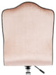 Royal Tufted Vanity Chair with 360 Degree, New Pink