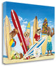 "K - 9 Surf Club" By Scott Westmoreland, Giclee Print on Gallery Wrap Canvas