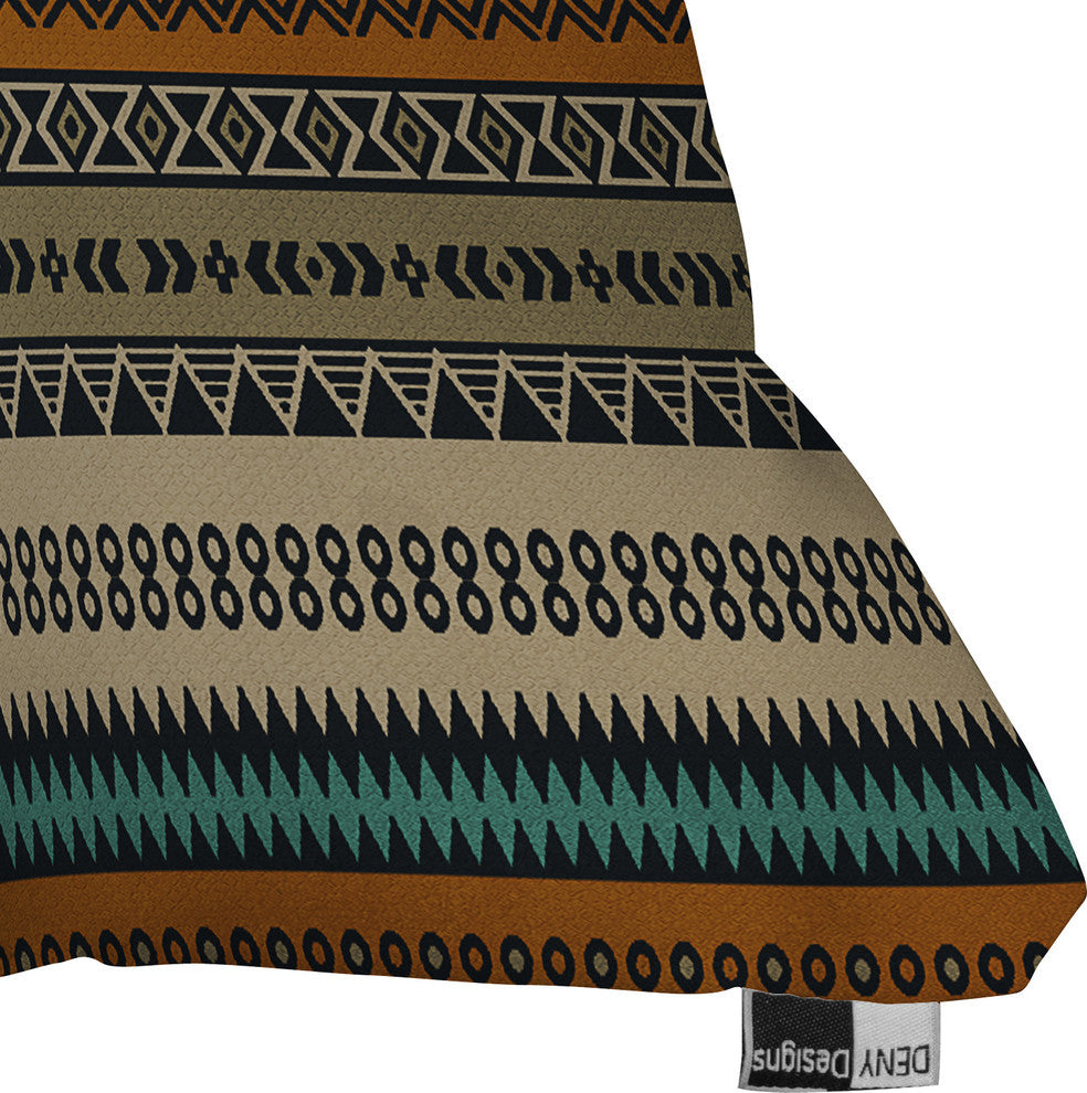 Deny Designs Viviana Gonzalez Textures Abstract Outdoor Throw Pillow, 26x26x7