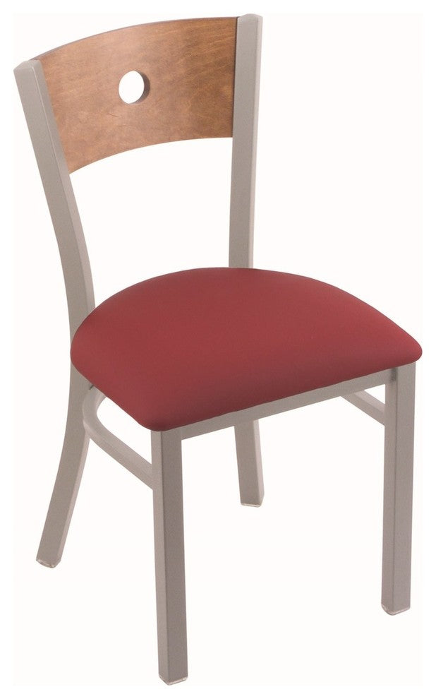 Holland Bar Stool, 630 Voltaire 18 Chair, Anodized Nickel Finish