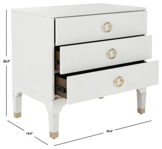Safavieh Lorna Night Stand, White
