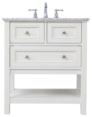 Matilda 30" Single Bathroom Vanity Set, White