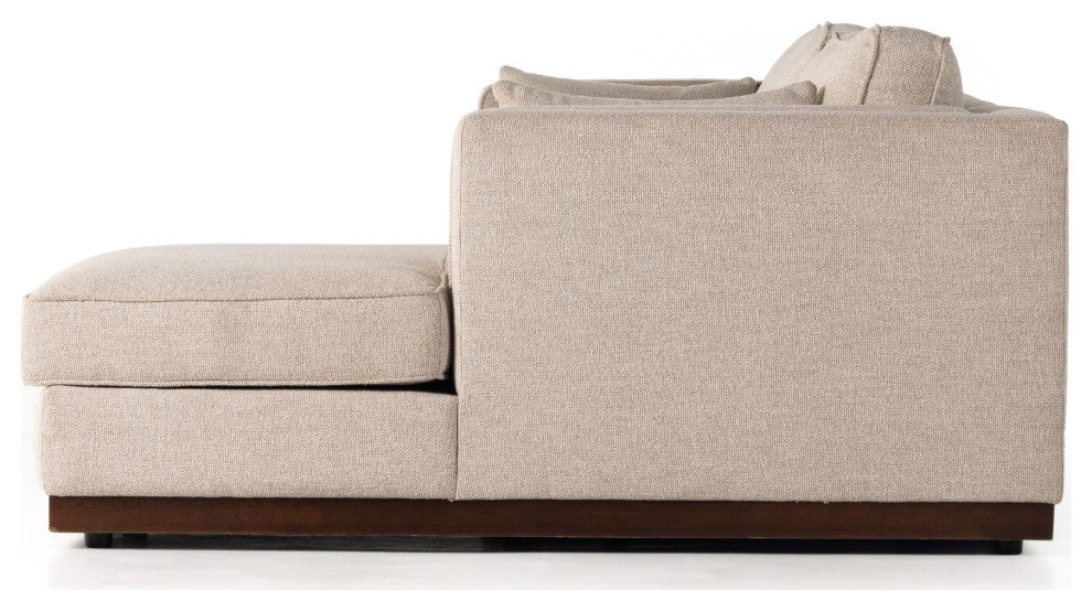 Lawrence 2pc Raf Sectional-Nova Taupe