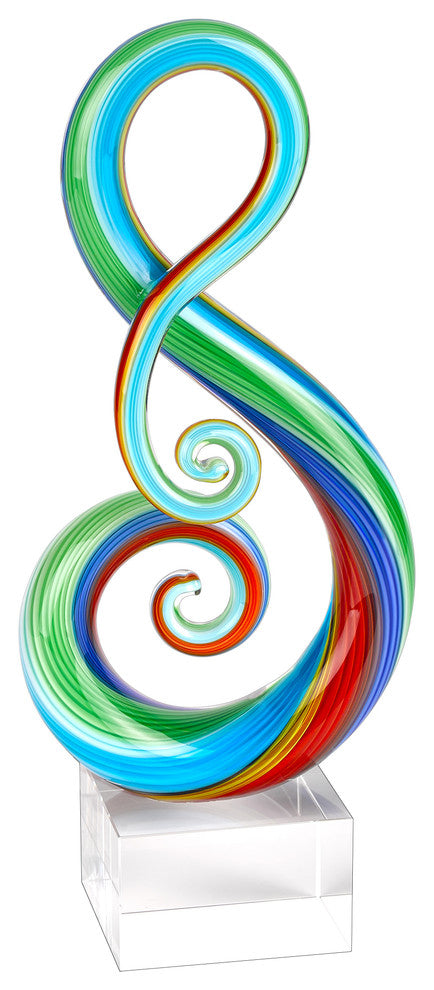 Rainbow 11" Note Centerpiece