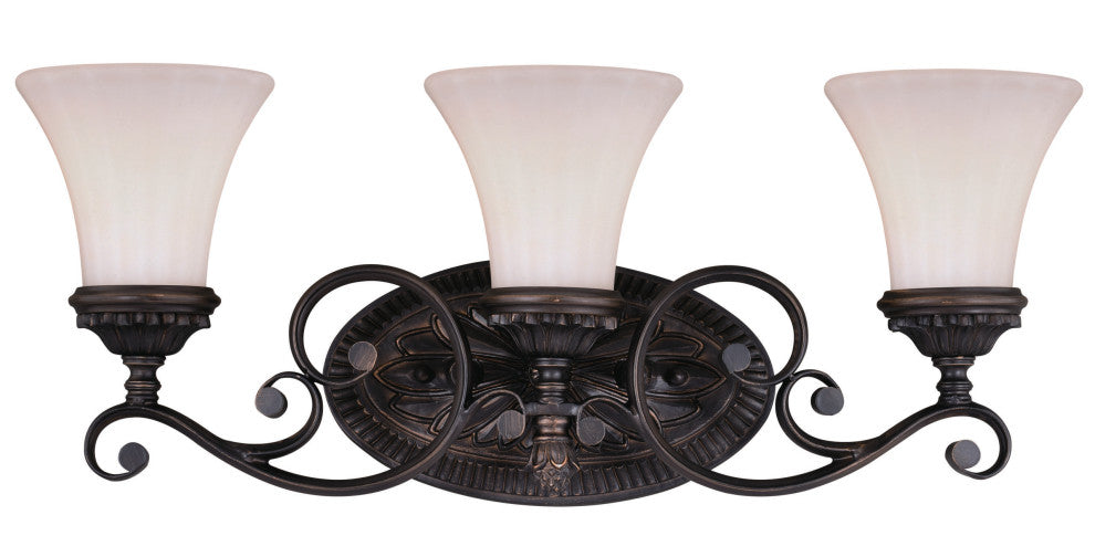 Vaxcel International  Avenant 3 Light Vanity in Midnight Venetian Bronze
