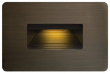 Hinkley Landscape Lighting Luna 4.5" Horizontal 12v Step Light, Matte Bronze