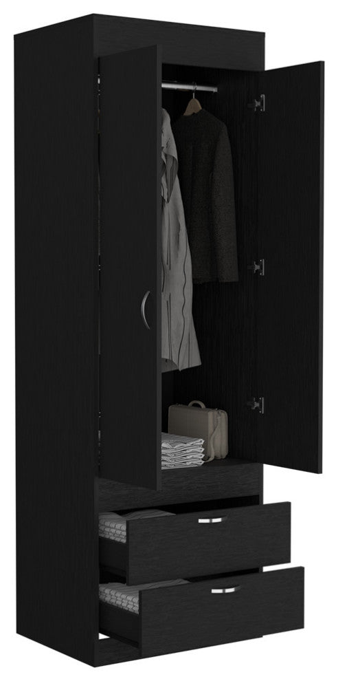Armoire Tarento, Bedroom, Black