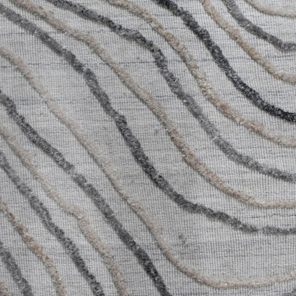 HAND WOVEN FLAT WEAVE KILIM POLYESTER RUGS -Rectangle,Beige Multicolor,Abstract, [Runner] 2'6''x10'
